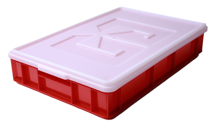 Пластмасови каси за съхранение и транспортиране на хранителни продукти - 600/400/105мм | снимка 1