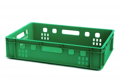 Lazi din mase plastice pentru depozitarea si transportarea produselor alimentare cu dimensiuni de 600x400x125 mm 2 | снимка 1